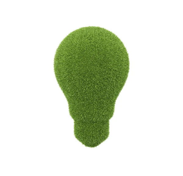 Groen gras lamp — Stockfoto