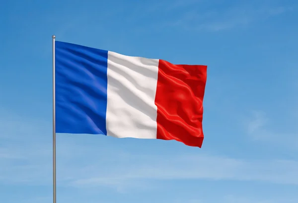 Flagge von Frankreich — Stockfoto