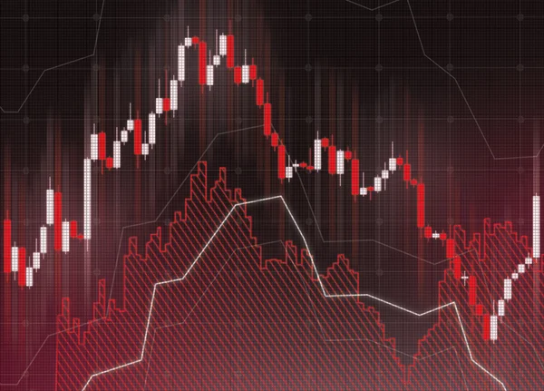 Gráfico rojo —  Fotos de Stock