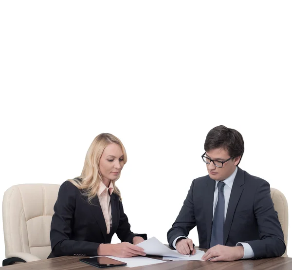 Businesspeople working — Stock Photo, Image