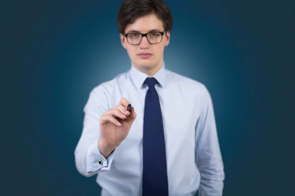 Homem de negócios desenho — Fotografia de Stock