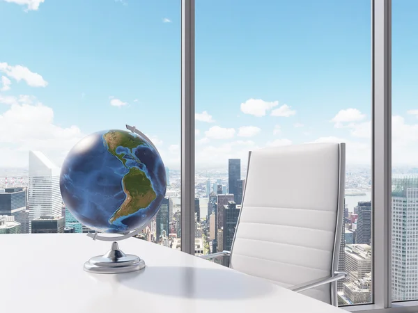 Globe on table — Stock Photo, Image