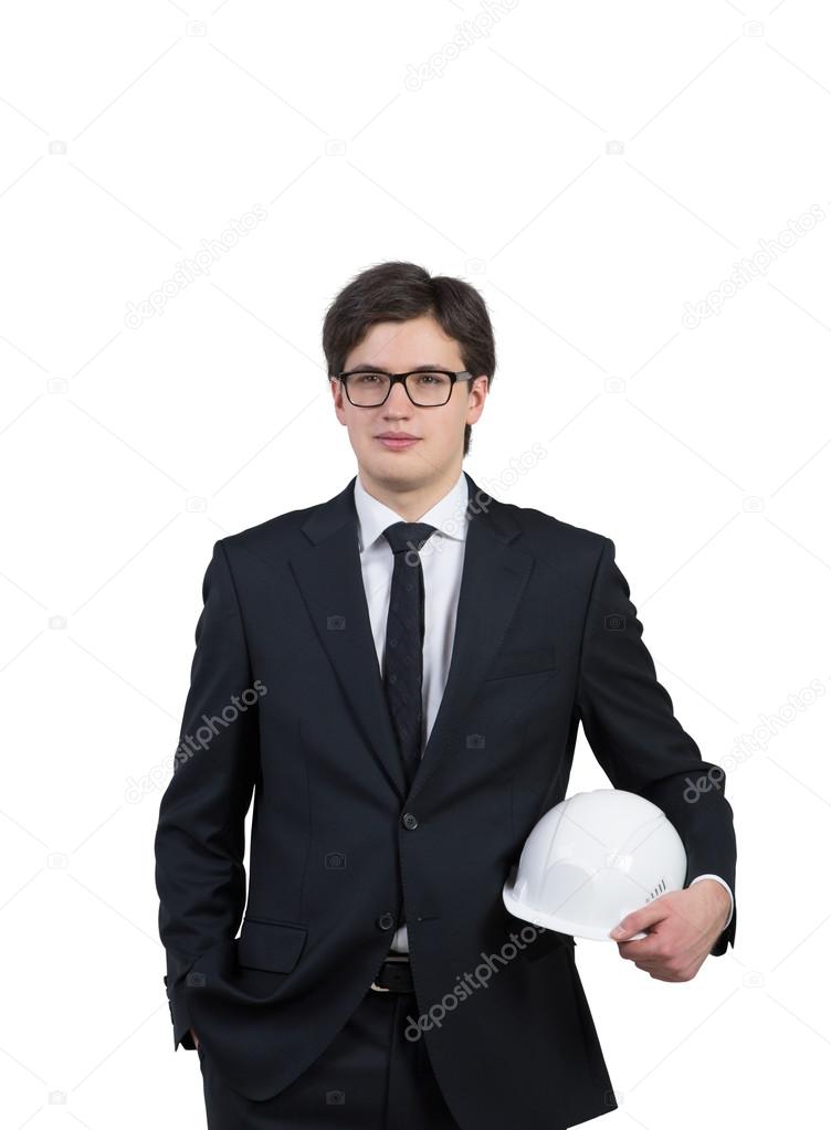 engineer with helmet