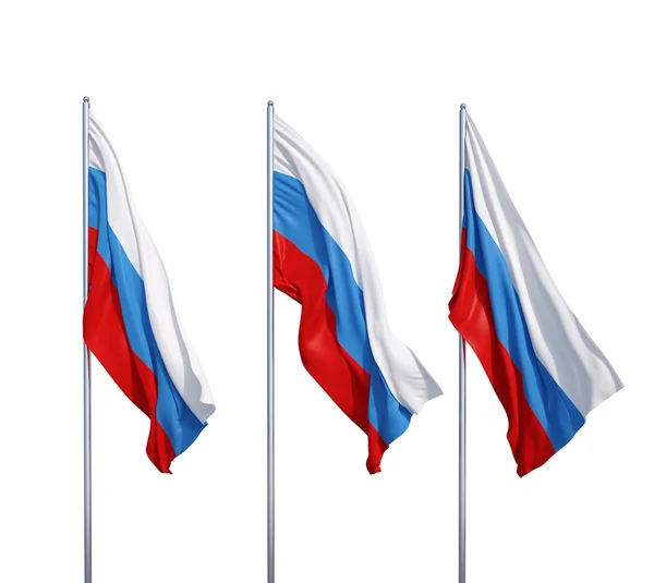 Flags of Russia — Stock Photo, Image