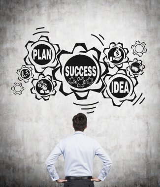 iş adamı, düşünüyor