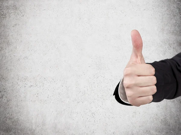 Hand showing thumb up — Stock Photo, Image