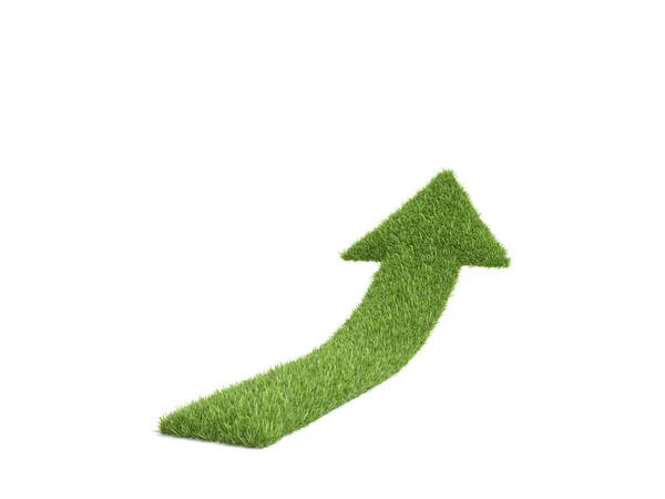 Grass arrow — Stock Photo, Image