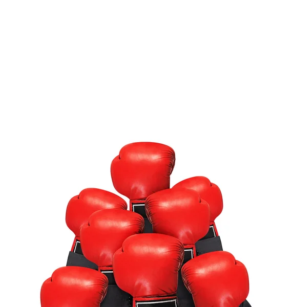Mani in guanti da boxe — Foto Stock