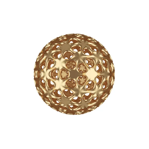 Gold abstract ball — Stock Photo, Image