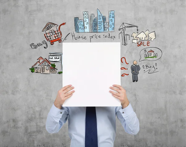 Drawing building — Stock Photo, Image