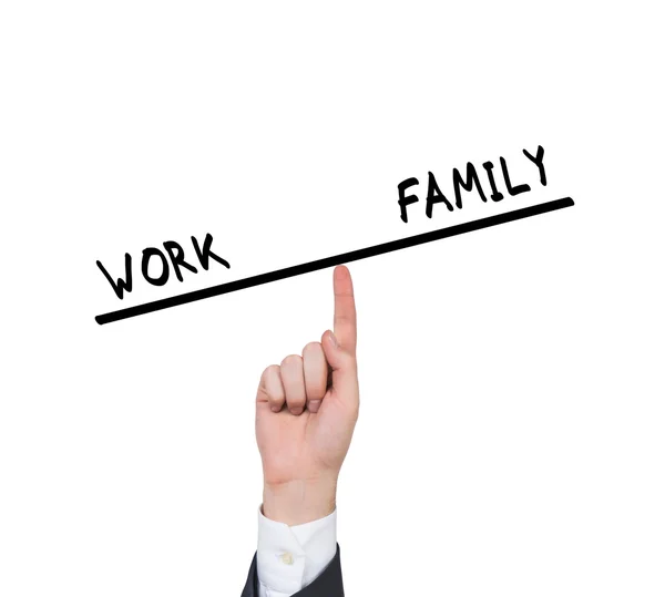 직장과 가족 균형 — 스톡 사진