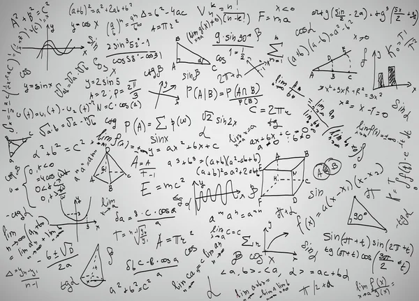 Ecuaciones matemáticas — Foto de Stock