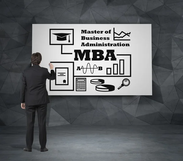 Concepto mba — Foto de Stock