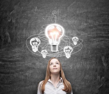 woman in search of solution