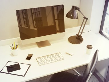 köşedeki ofis işyeri