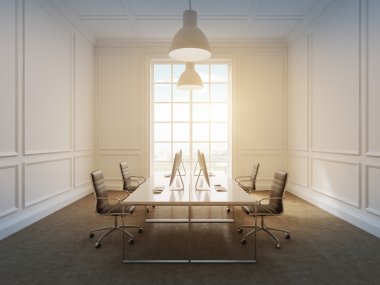 Workplace in an office