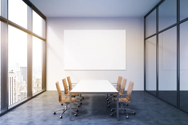 Spacious empty meeting room — Zdjęcie stockowe