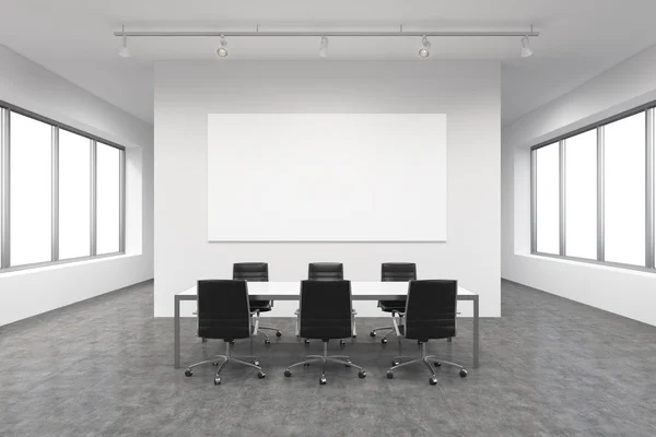 Spacious empty meeting room — Stok fotoğraf