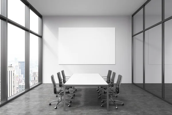 Spacious empty meeting room Royalty Free Stock Photos