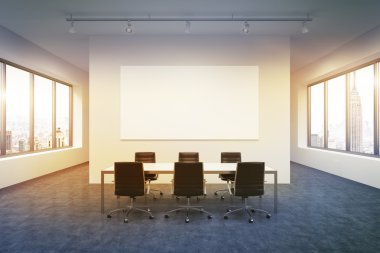 Spacious empty meeting room