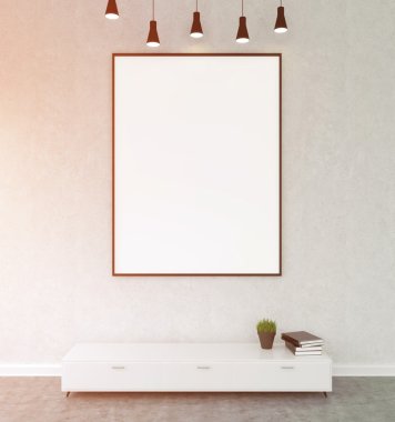 Big board on the wall