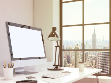 köşedeki ofis işyeri