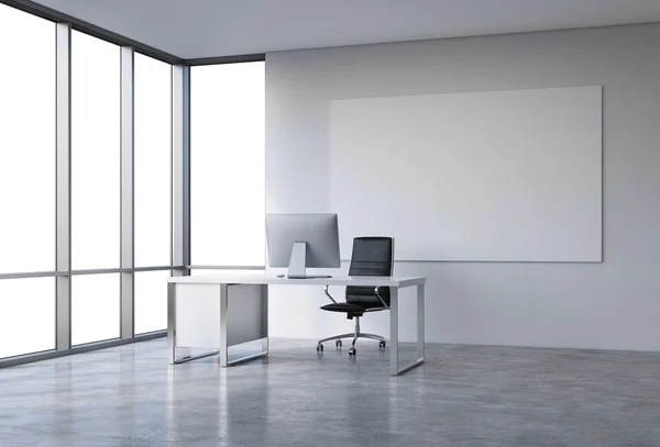 Office in a skyscraper — Stock Photo, Image