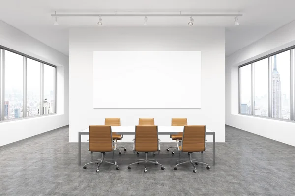 Spacious empty meeting room — Zdjęcie stockowe