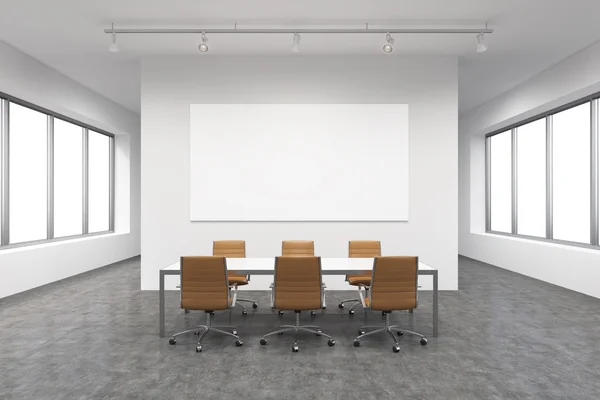 Spacious empty meeting room — 图库照片