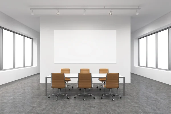 Spacious empty meeting room — Stockfoto