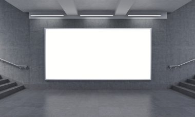 Underground advertising, billboard