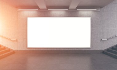 Underground advertising, billboard