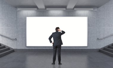 Underground advertising, billboard