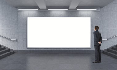 Underground advertising, billboard