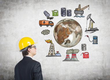Oil production, environmental pollution
