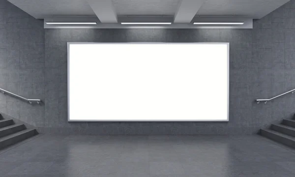 Underground advertising, billboard — Stock Fotó