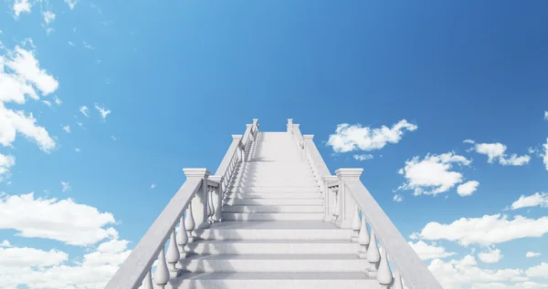 Escadaria para o futuro brilhante — Fotografia de Stock