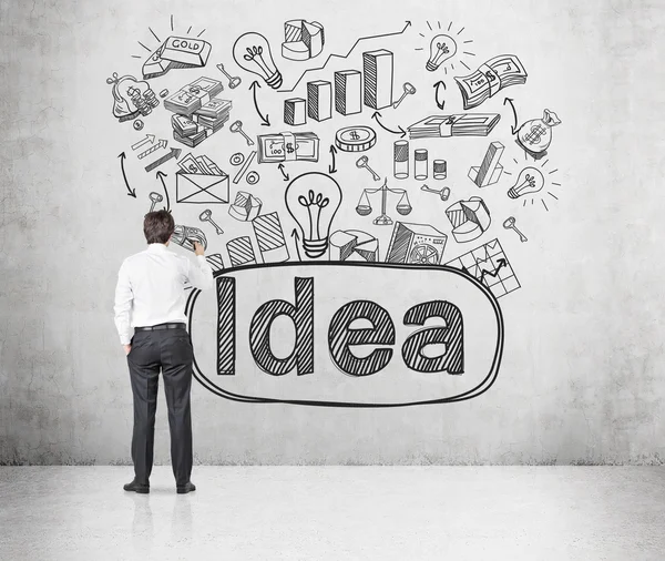 Having a new idea — Stockfoto