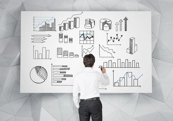 Unternehmensdatenanalyse — Stockfoto