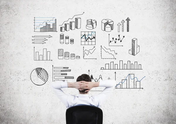 Unternehmensdatenanalyse — Stockfoto