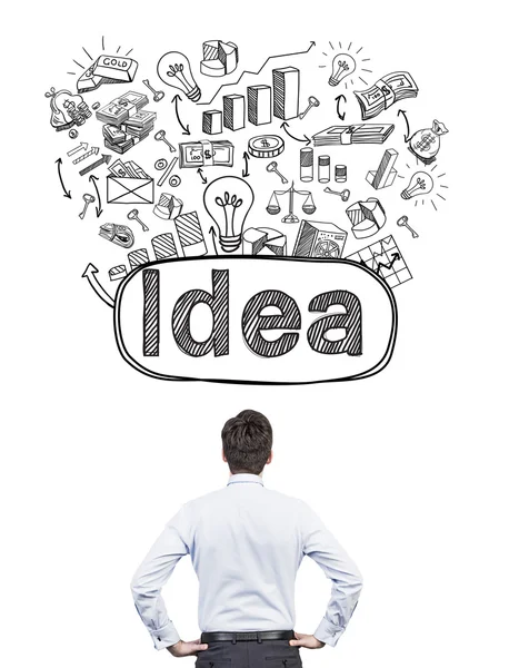 Having a new idea — Stockfoto