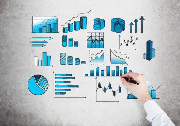 Unternehmensdatenanalyse — Stockfoto