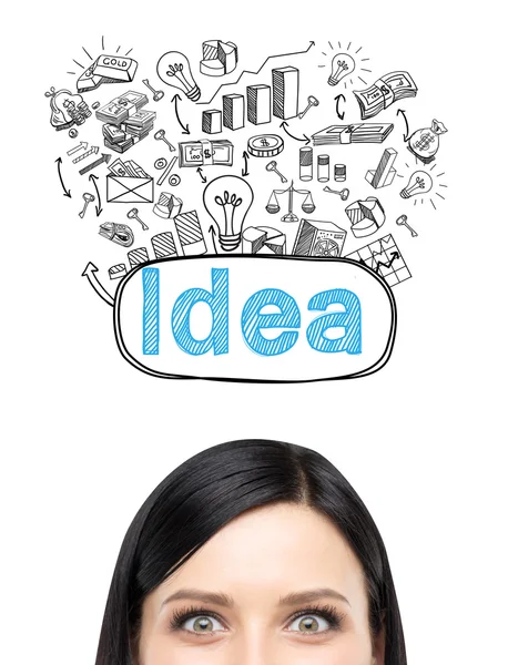 Having a new idea — Stockfoto