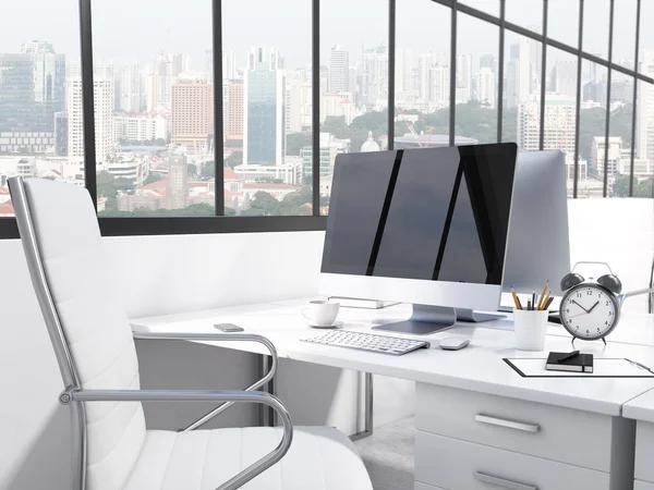 Workplace in an office — Stockfoto