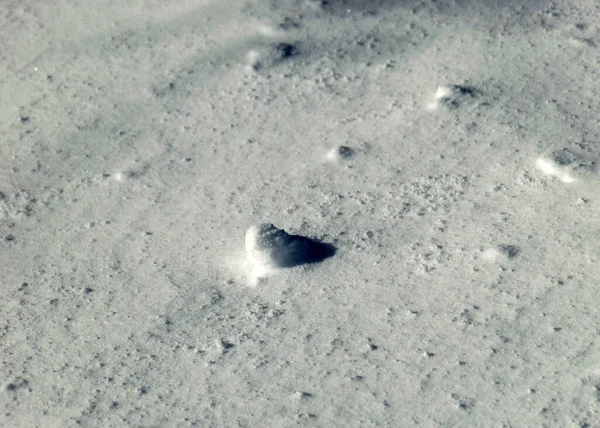 Abstrato Textura Neve Neve Coberta Neve Várias Impressões Sombras Fundo — Fotografia de Stock