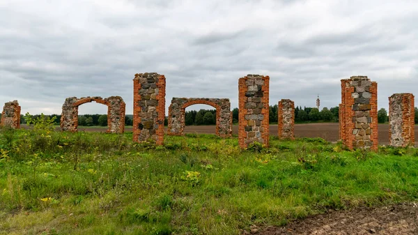 Les Ruines Pierre Brique Sont Une Attraction Touristique Non Officielle — Photo