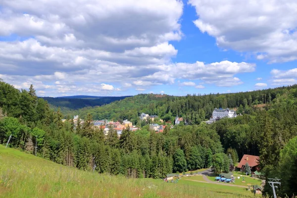 Aerial View Marianske Lazne Famous Spa Town Czech Republic Central — Stock Photo, Image