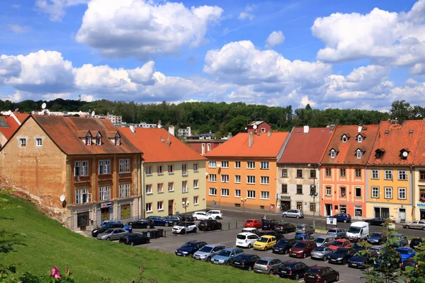 July 2020 Cheb Eger Czech Republic Group Medieval Houses Market — Stock Photo, Image