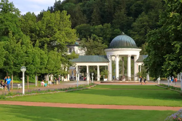 July 2020 Marianske Lazne Marienbad Czech Republic Karolina Spring Pavilion — Stock Photo, Image