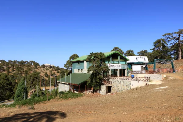 Remonte Verano Estación Teleférico Verano Montañas Troodos Chipre — Foto de Stock